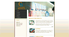 Desktop Screenshot of caldonbiotech.com